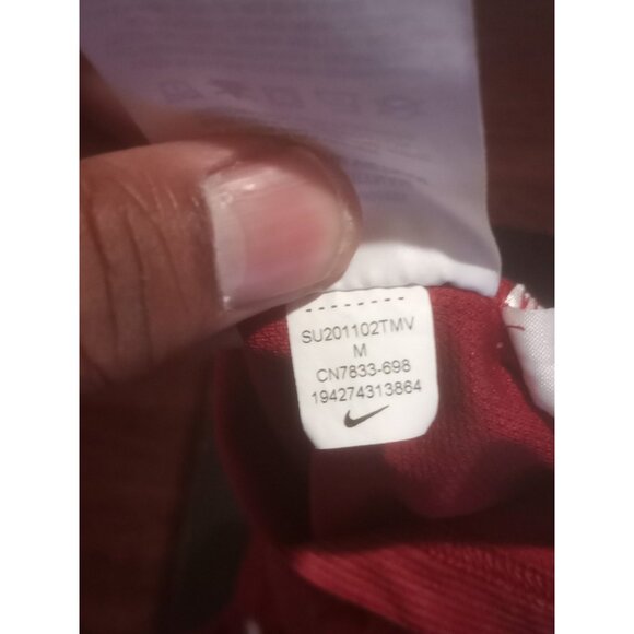 Nike Alabama Crimson Tide Polo Shirt Men’s Medium M On-Field Dri-Fit Logo Red - Picture 11 of 13